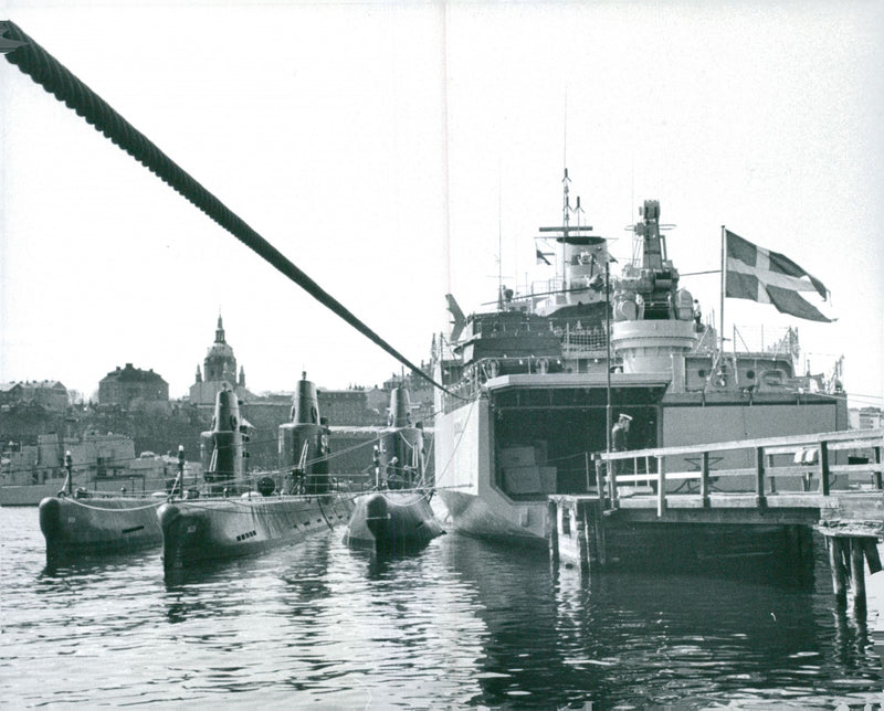 Defense Army Marine Navy Submarines - Vintage Photograph