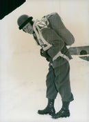 Swedish Military parachute troops - Vintage Photograph