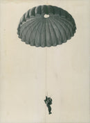 Swedish Military parachute troops - Vintage Photograph