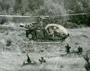 Army Helicopter - Vintage Photograph