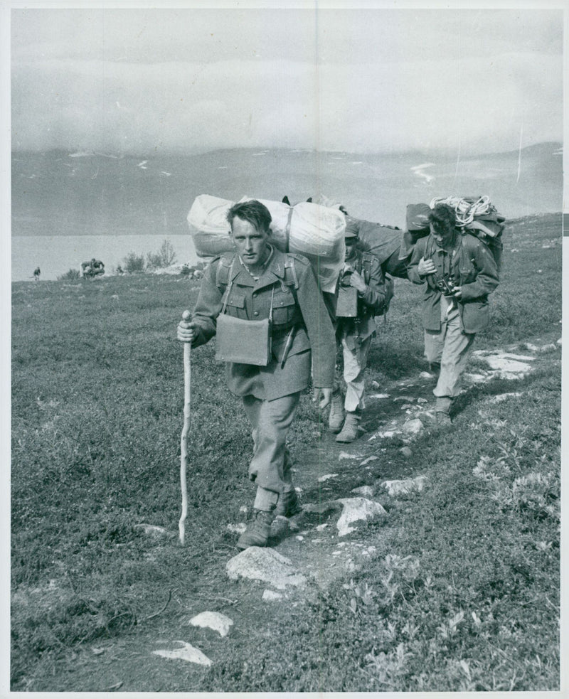 The Swedish Military army Hunting section - Vintage Photograph