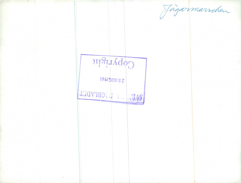 The Swedish Military army Hunting section - Vintage Photograph