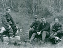 The Swedish Military army Hunting section - Vintage Photograph
