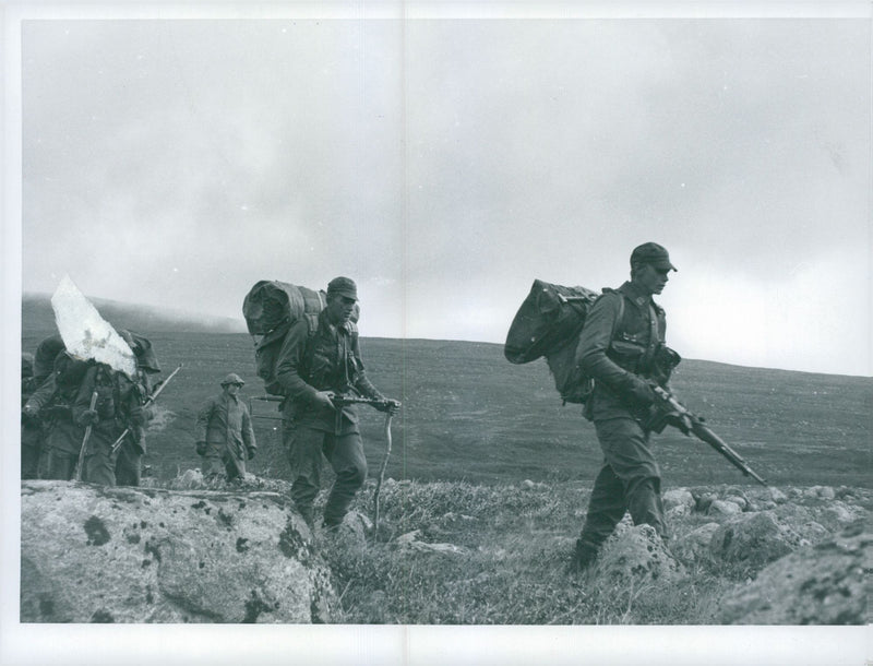 The Swedish Military army Hunting section - Vintage Photograph