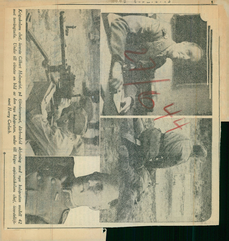 Fallen volunteer military in Finland - Vintage Photograph