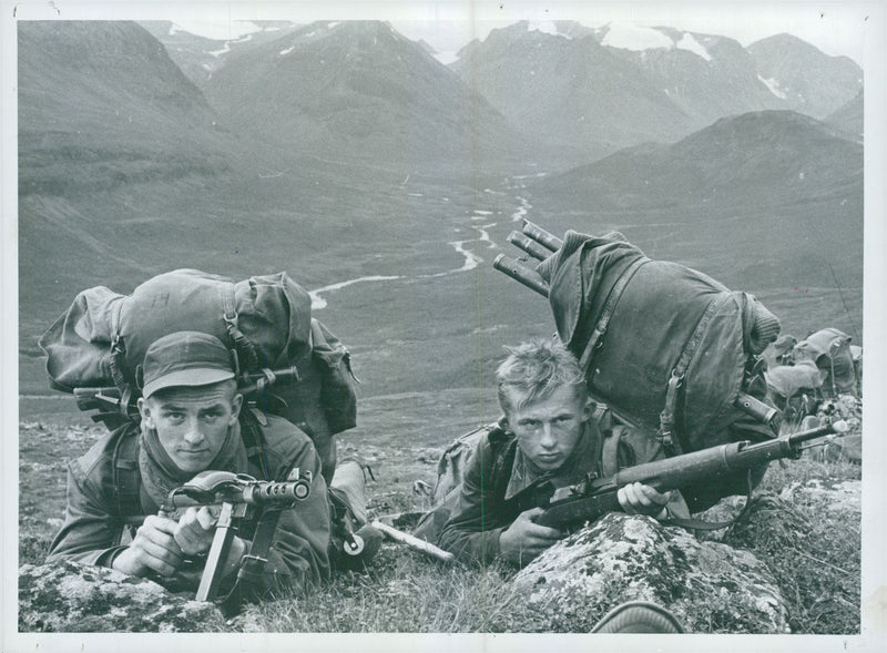 The Swedish Military army Hunting section - Vintage Photograph