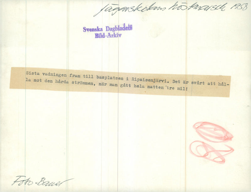 The Swedish Military army Hunting section - Vintage Photograph