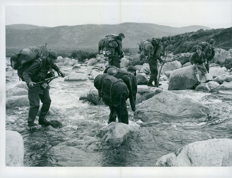 The Swedish Military army Hunting section - Vintage Photograph