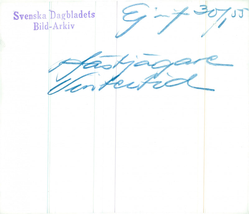 The Swedish Military army Hunting section - Vintage Photograph