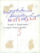 The Swedish Military army Hunting section - Vintage Photograph