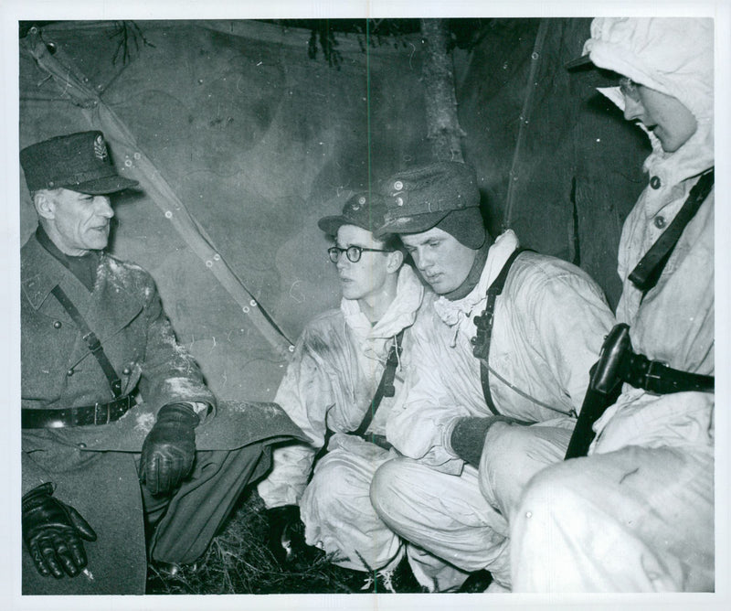 The Swedish Military army Hunting section - Vintage Photograph