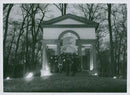 Rescan Band plays music at the Spring Festival at the Karlberg military school - Vintage Photograph