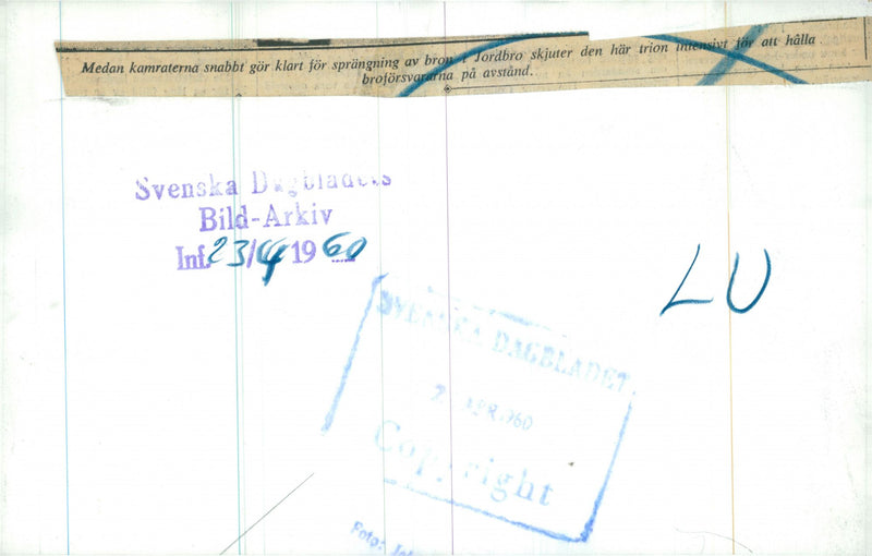 The Swedish Military army Hunting section - Vintage Photograph