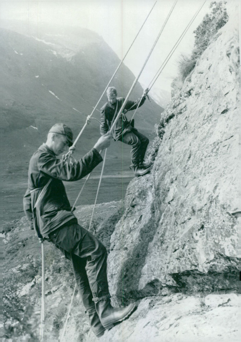 The Swedish Military army Hunting section - Vintage Photograph