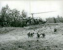 Army Helicopter - Vintage Photograph