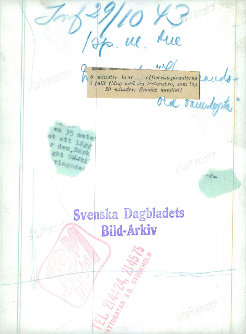 Karlberg military school - Vintage Photograph