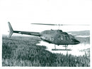 Jet Ranger helicopter - Vintage Photograph