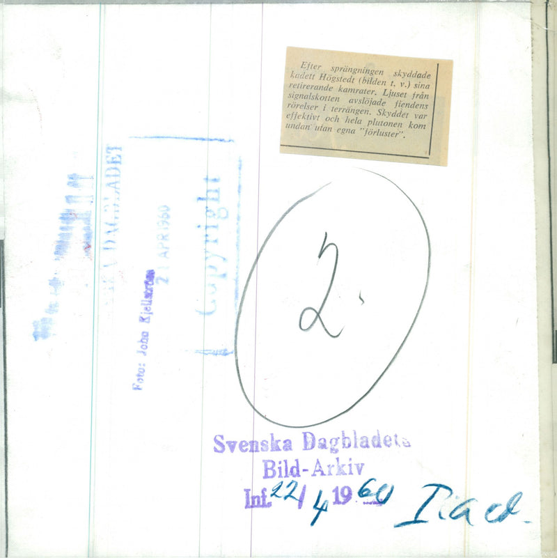 The Swedish Military army Hunting section - Vintage Photograph