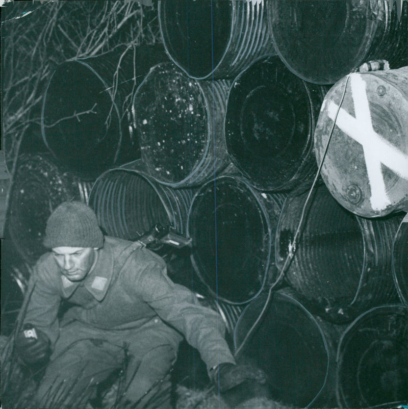 The Swedish Military army Hunting section - Vintage Photograph