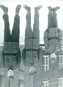 Voluntary officer training (FBU) Sweden - Vintage Photograph