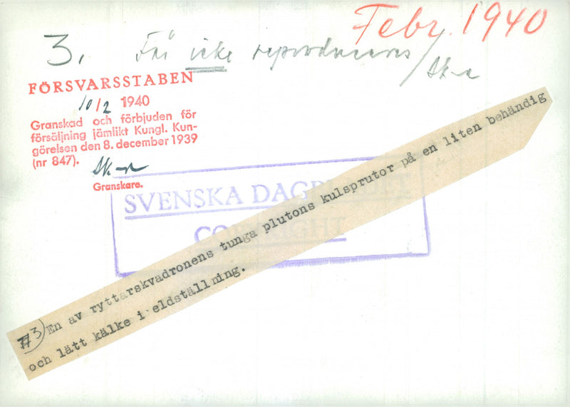 Field maneuvers 1940 - Vintage Photograph