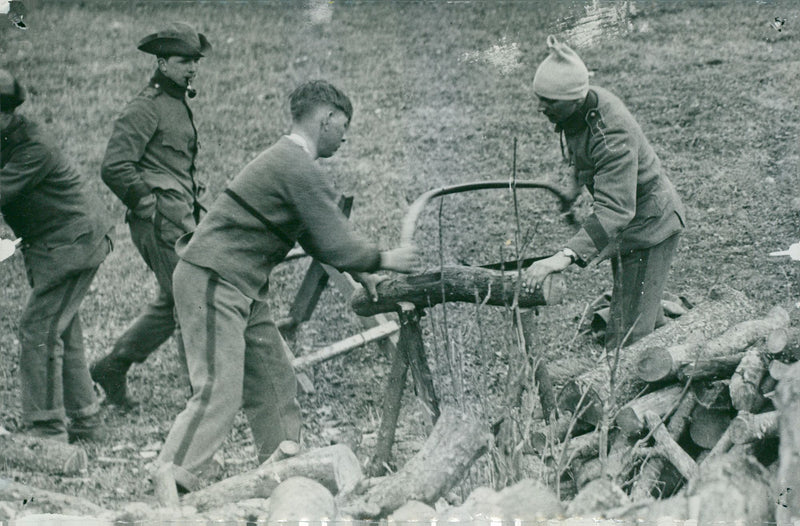 Field maneuvers 1926-1928 - Vintage Photograph