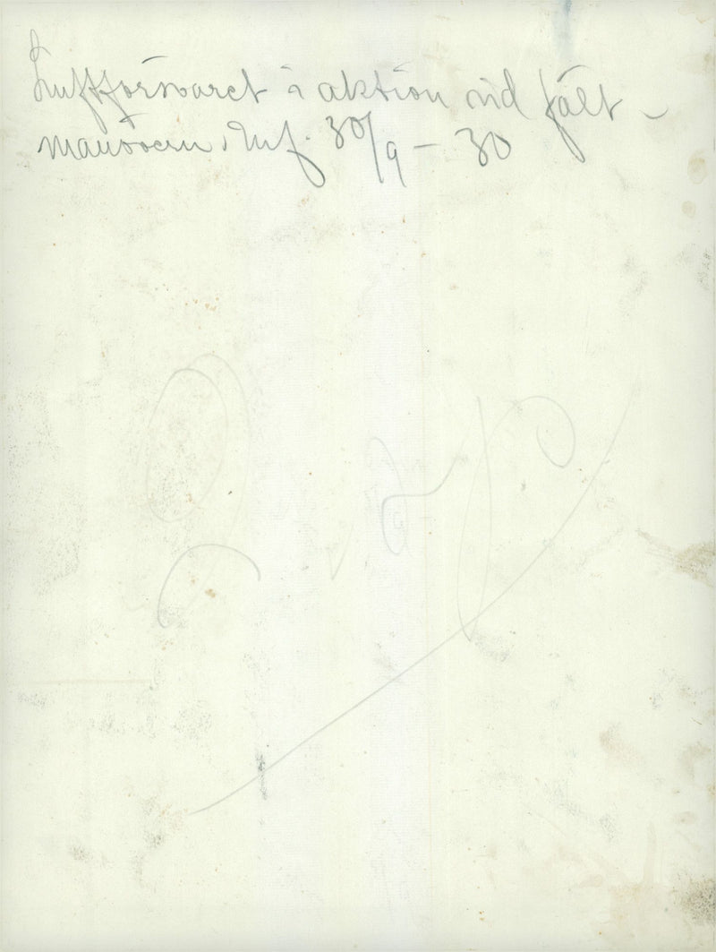 Air defense in action at field operation. - Vintage Photograph