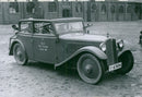 One of Army units cars. - Vintage Photograph