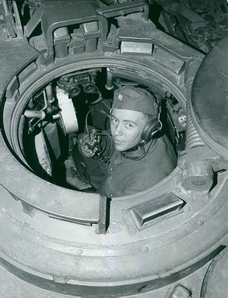 Field maneuver 1957 - Vintage Photograph