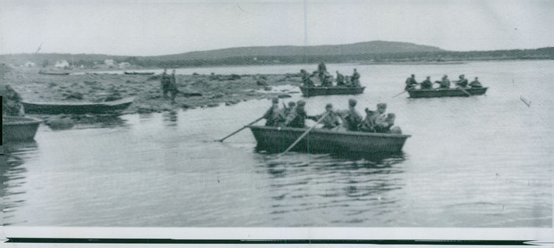 Swedish Military Field Manuevers 1950-1951 - Vintage Photograph