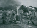 Swedish Military Civil Defense exercise 1943-1949 - Vintage Photograph