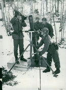 Swedish Military Field maneuvers Jan-June 1944 - Vintage Photograph