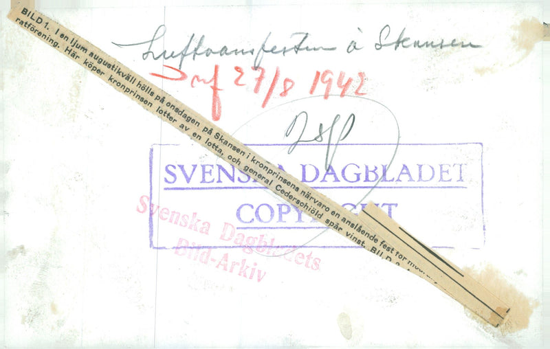 Swedish Military and Army 1941-1943 - Vintage Photograph