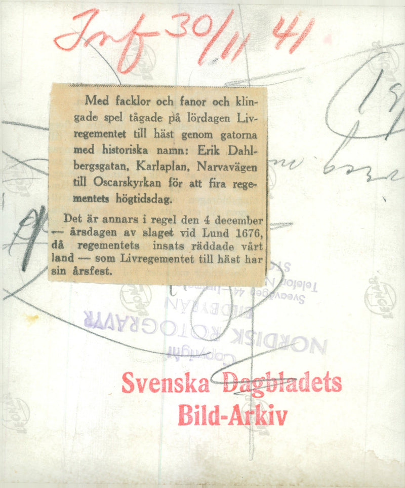 Swedish Military and Army 1941-1943 - Vintage Photograph