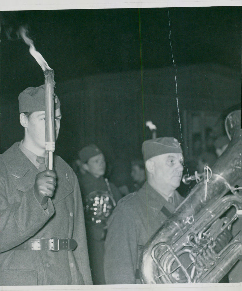 Swedish Military and Army 1941-1943 - Vintage Photograph