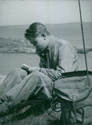 Voluntary officer training (FBU) Sweden - Vintage Photograph