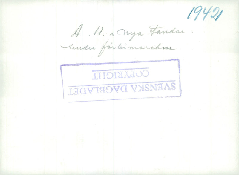 Swedish Military and Army 1941-1943 - Vintage Photograph