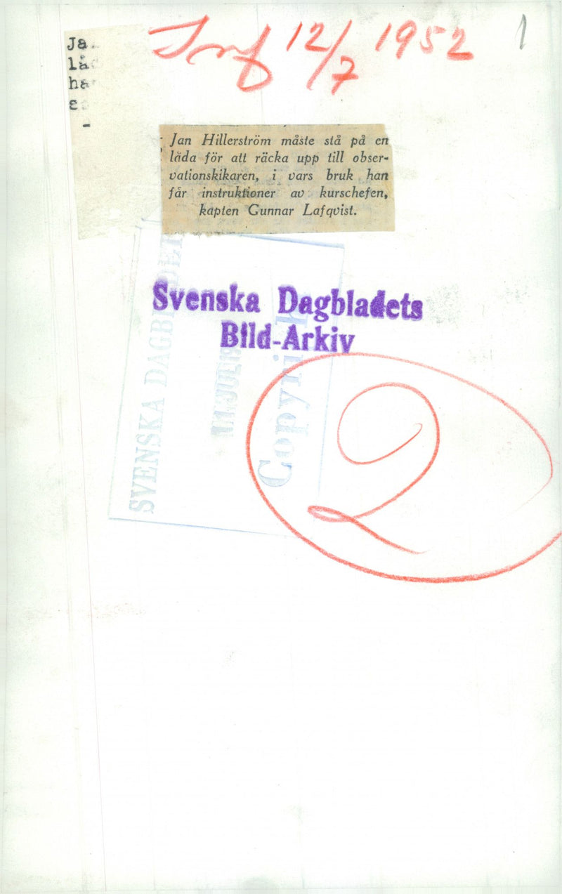 Swedish Military Landsturm Youth 1941 - Vintage Photograph