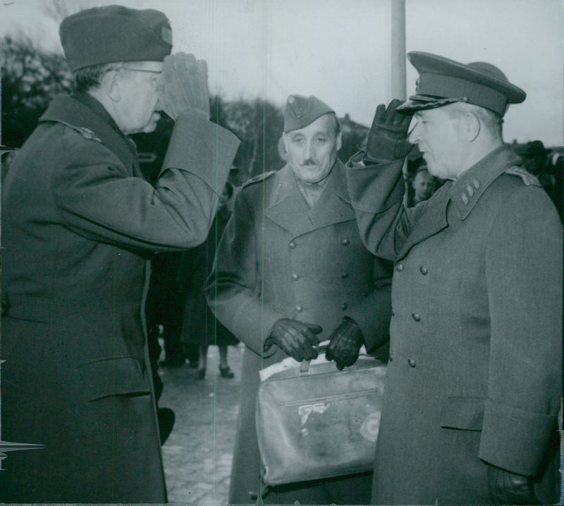 Swedish Military Field Manuevers 1950-1951 - Vintage Photograph