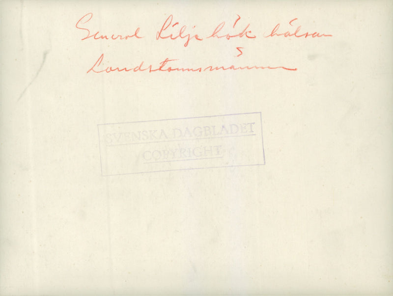 General front Landsturm men. - Vintage Photograph