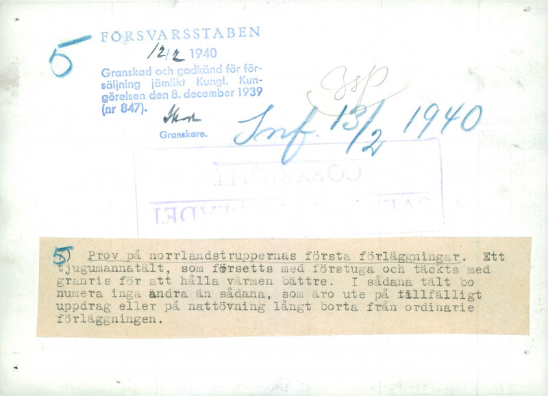 Field maneuvers 1940 - Vintage Photograph