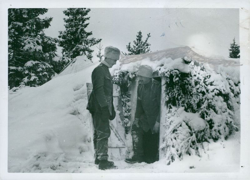 Field maneuvers 1940 - Vintage Photograph