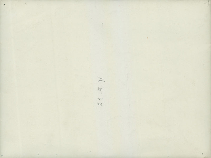 Military at their camp cutting some logs during field maneuver, 1931. - Vintage Photograph