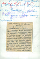 Swedish Military Field Manuevers 1950-1951 - Vintage Photograph