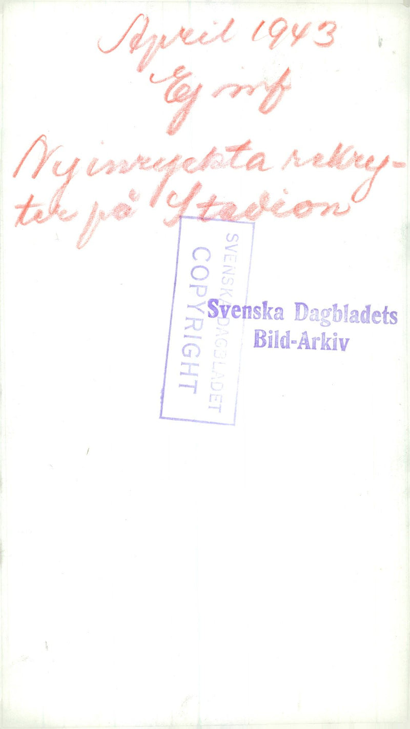 Swedish Military and Army 1941-1943 - Vintage Photograph