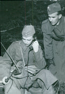 Voluntary officer training (FBU) Sweden - Vintage Photograph