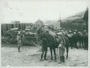 Maintenance troops during field maneuver in 1929. - Vintage Photograph