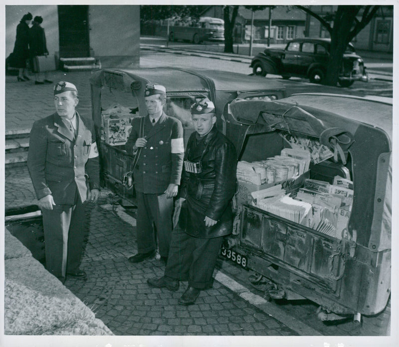 Swedish Military Field Manuevers 1952-1953 - Vintage Photograph