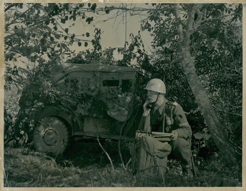 Swedish Military Field Manuevers 1952-1953 - Vintage Photograph