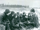 Field maneuver 1957 - Vintage Photograph